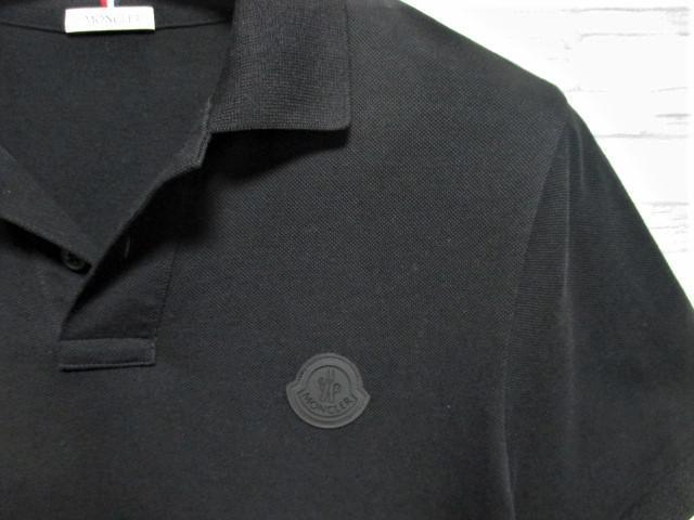 ☆MONCLER モンクレール ブラック ワッペン サイドロゴ ポロシャツ 半袖/メンズS/ブラック☆人気希少モデル < ブランド ☆MONCLER モンクレール ブラック ワッペン サイドロゴ ポロシャツ 半袖/メンズS/ブラック☆人気希少モデル < ブランドの