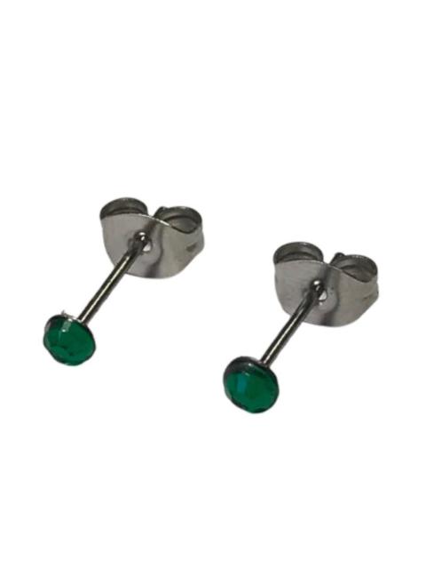 2個1セット 幅3mm ラインストーン スタッドピアス グリーン 両耳用 ステンレス アクリル製 シンプル つけっぱなしOK 安い < 女性アクセサリー/時計  2個1セット 幅3mm ラインストーン スタッドピアス グリーン 両耳用 ステンレス アクリル製 シンプル つけっぱなしOK 安い  < 女性アクセサリー/時計の