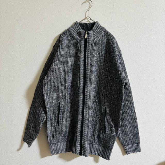 【訳あり】ニットカーディガン メンズ ジップアップ アウター カジュアル < 男性ファッション  【訳あり】ニットカーディガン メンズ ジップアップ アウター カジュアル < 男性ファッションの