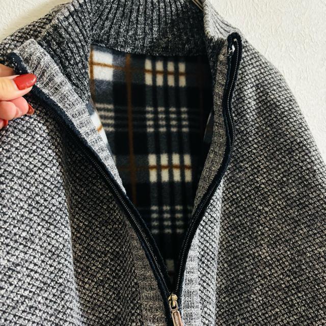 【訳あり】ニットカーディガン メンズ ジップアップ アウター カジュアル < 男性ファッション  【訳あり】ニットカーディガン メンズ ジップアップ アウター カジュアル < 男性ファッションの