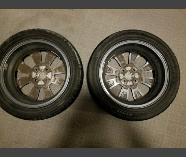 【日産純正2本セット】アルミ + タイヤ 15×4.5J ET46PCD100 4穴ハブ径56mm KENDA 165 55R15 < 自動車/バイク 【日産純正2本セット】アルミ + タイヤ 15×4.5J ET46PCD100 4穴ハブ径56mm KENDA 165 55R15 < 自動車/バイク