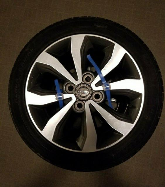 【日産純正2本セット】アルミ + タイヤ 15×4.5J ET46PCD100 4穴ハブ径56mm KENDA 165 55R15 < 自動車/バイク 【日産純正2本セット】アルミ + タイヤ 15×4.5J ET46PCD100 4穴ハブ径56mm KENDA 165 55R15 < 自動車/バイク