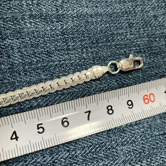 男女兼用 喜平 チェーン シルバー 925 刻印入り ネックレス 60cm < 男性アクセサリー/時計 男女兼用 喜平 チェーン シルバー 925 刻印入り ネックレス 60cm < 男性アクセサリー/時計の