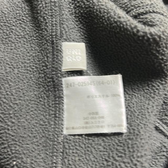 ユニクロ ブロックチェック フリースパーカー 長袖 ジップアップ 黒 ブラック L < ブランド ユニクロ ブロックチェック フリースパーカー 長袖 ジップアップ 黒 ブラック L < ブランドの