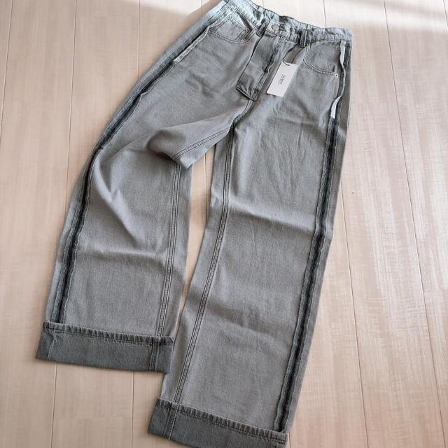 新品!!◆Re:EDIT/リエディ◆ワイドストレートリバースデニム★グレーS*秋冬コーデ♪ < 女性ファッション 新品!!◆Re:EDIT/リエディ◆ワイドストレートリバースデニム★グレーS*秋冬コーデ♪ < 女性ファッションの