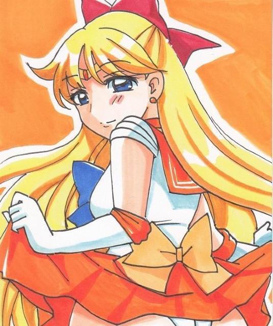 自作イラスト★セーラームーン ビーナス たくし上げ 後ろ♪ < アニメ/コミック/キャラクター 自作イラスト★セーラームーン ビーナス たくし上げ 後ろ♪ < アニメ/コミック/キャラクターの