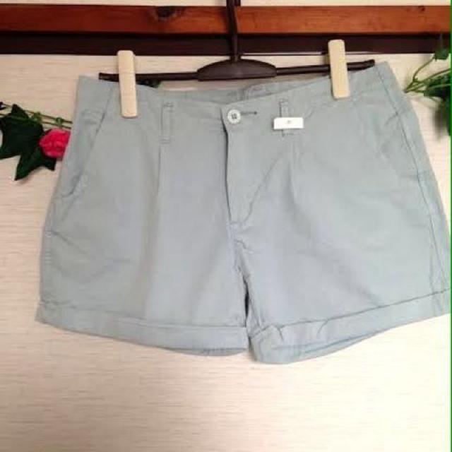 アルシーヴ◆ブルー コットン ゆったり ショートパンツ S < ブランド  アルシーヴ◆ブルー コットン ゆったり ショートパンツ S  < ブランドの