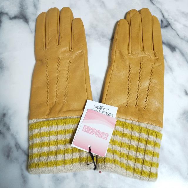 SKROY★革手袋(羊革)★裏地保湿★タグ付き 新品 < 女性ファッション  SKROY★革手袋(羊革)★裏地保湿★タグ付き 新品 < 女性ファッションの