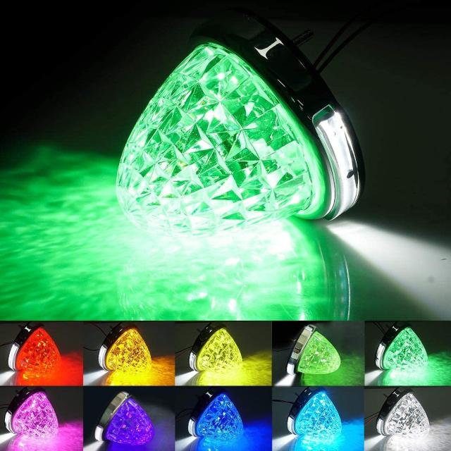 サイドマーカーランプ 路肩灯 両面発光(2個セット,グリーン) < 自動車/バイク サイドマーカーランプ 路肩灯 両面発光(2個セット,グリーン) < 自動車/バイク