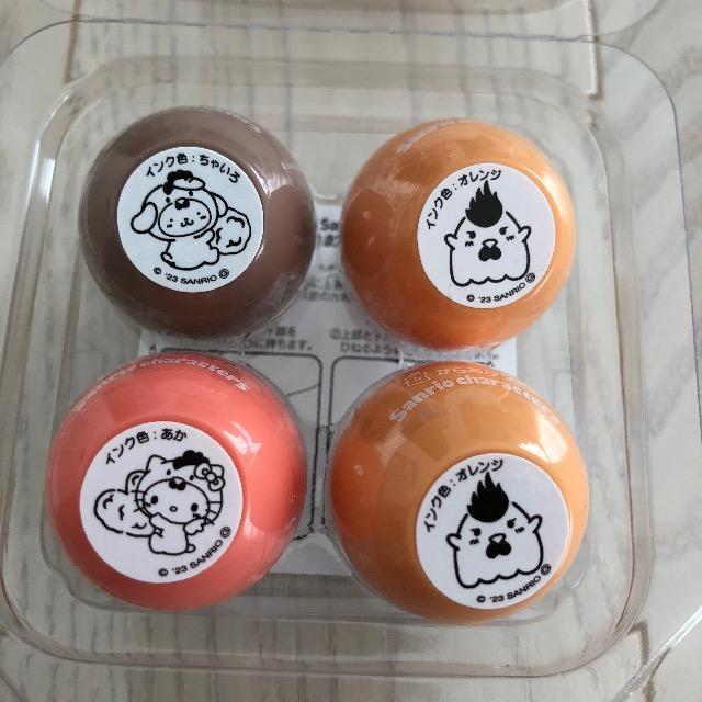 からあげクン×サンリオ つめてね たまご型スタンプ ポムポムプリン ハローキティ < インテリア/ライフ  からあげクン×サンリオ つめてね たまご型スタンプ ポムポムプリン ハローキティ < インテリア/ライフの