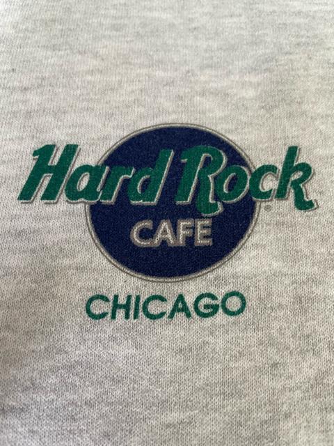 90s ■ ハードロックカフェ 両面 プリント CHICAGO アドバタイジング スエットシャツ男女兼用 Mサイズ ヴィンテージ < 女性ファッション  90s ■ ハードロックカフェ 両面 プリント CHICAGO アドバタイジング スエットシャツ男女兼用 Mサイズ ヴィンテージ < 女性ファッションの