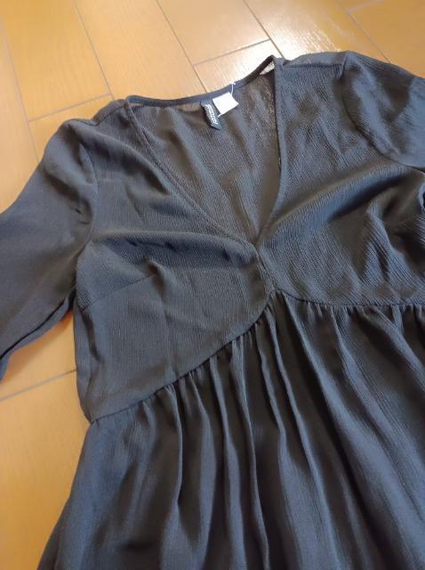 H&М.DIVIDED★新品同様★シースルーチュニックワンピース★ひらひら素敵★細見え★送料無料★ < 女性ファッション  H&М.DIVIDED★新品同様★シースルーチュニックワンピース★ひらひら素敵★細見え★送料無料★ < 女性ファッションの