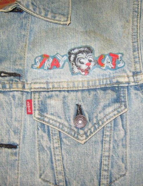 STRAY CATS�@�X�g���C�E�L���b�c�@Rockabilly�@�y�C���gG�W�����@M�T�C�Y�@���[�o�C�X �� �j���t�@�b�V������ 