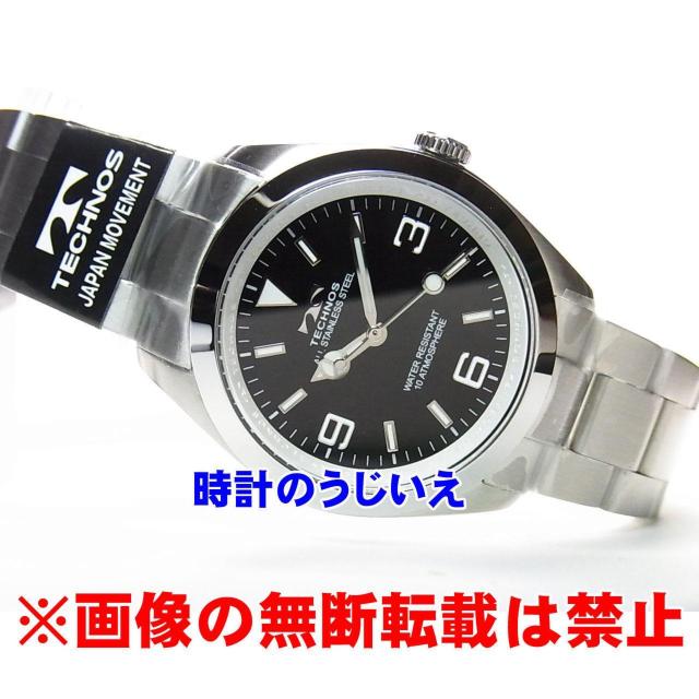 テクノス ブラック文字盤 エクスプローラー TSM920SB 38,500- < 男性アクセサリー/時計 テクノス ブラック文字盤 エクスプローラー TSM920SB 38,500- < 男性アクセサリー/時計の