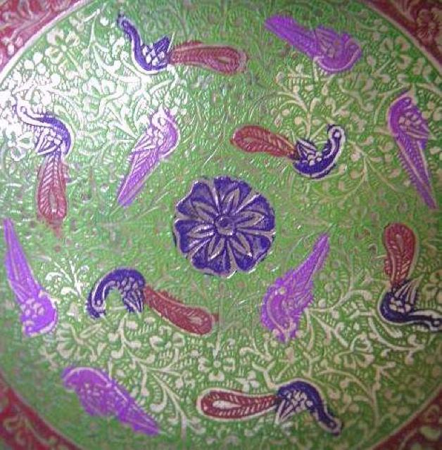 ☆即決☆真鍮製*彩色供物皿 14.4センチ(黄緑) < インテリア/ライフ  ☆即決☆真鍮製*彩色供物皿 14.4センチ(黄緑) < インテリア/ライフの