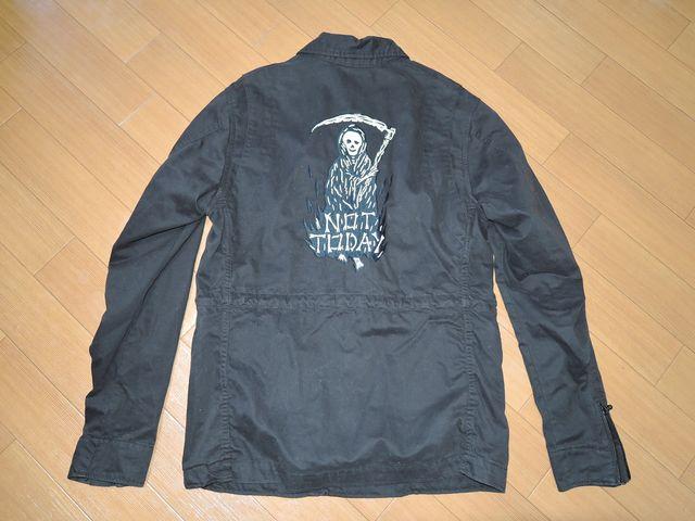 ラフアンドラゲッドROUGH AND RUGGEDシャツジャケット1黒刺繍 < 男性ファッション  ラフアンドラゲッドROUGH AND RUGGEDシャツジャケット1黒刺繍 < 男性ファッションの