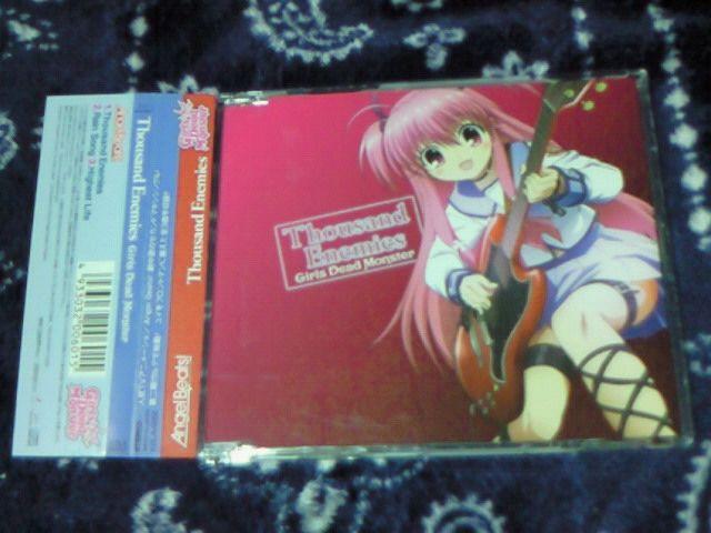 CD Angel Beats! Thousand Enemies Girls Dead Monster   CD/DVD/rfI 
