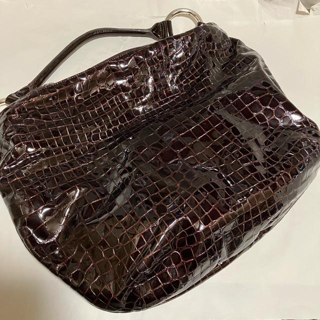 【SEQUOIA / セコイア】 エナメル × クロコ / 大容量 ハンドバッグ < 女性ファッション  【SEQUOIA / セコイア】 エナメル × クロコ / 大容量 ハンドバッグ < 女性ファッションの