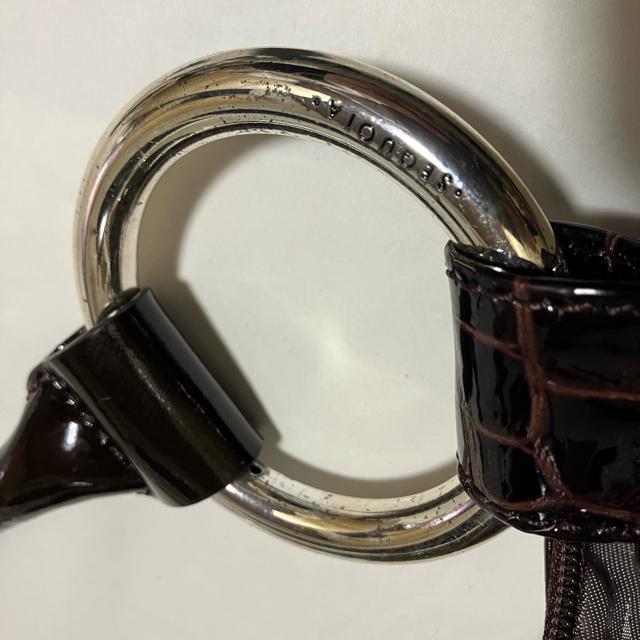 【SEQUOIA / セコイア】 エナメル × クロコ / 大容量 ハンドバッグ < 女性ファッション  【SEQUOIA / セコイア】 エナメル × クロコ / 大容量 ハンドバッグ < 女性ファッションの