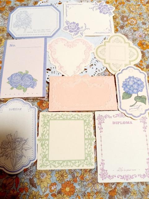 お裾分け☆花柄メッセージカード10枚☆2 < インテリア/ライフ  お裾分け☆花柄メッセージカード10枚☆2  < インテリア/ライフの