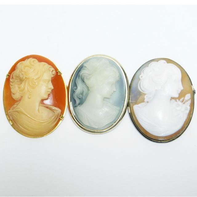 1000円 カメオ ブローチ3点セット 訳あり < 女性アクセサリー/時計 1000円 カメオ ブローチ3点セット 訳あり < 女性アクセサリー/時計の