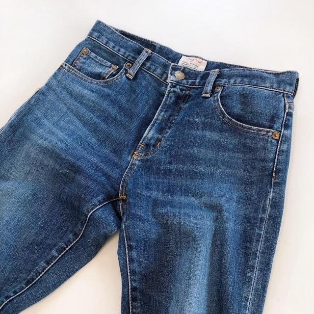 ◆Ungrid/アングリッド◆ストレッチテーパードデニム★ネイビー23インチ*シンプルコーデ美品♪ < ブランド ◆Ungrid/アングリッド◆ストレッチテーパードデニム★ネイビー23インチ*シンプルコーデ美品♪ < ブランドの