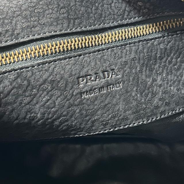 PRADA �v���_ �k�o�b�N ���U�[  �V�����_�[ �o�b�O �΂ߊ|�� �u���b�N ���^�O53 �� �u�����h�� 