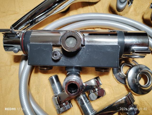 KVK サーモスタット付きシャワー混合栓吐水口固定タイプ < インテリア/ライフ KVK サーモスタット付きシャワー混合栓吐水口固定タイプ < インテリア/ライフの