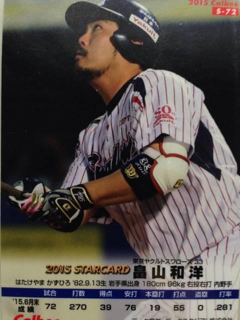 2015カルビー/第3弾サインパラレル版S-72・畠山和洋 < トレーディングカード 2015カルビー/第3弾サインパラレル版S-72・畠山和洋 < トレーディングカードの