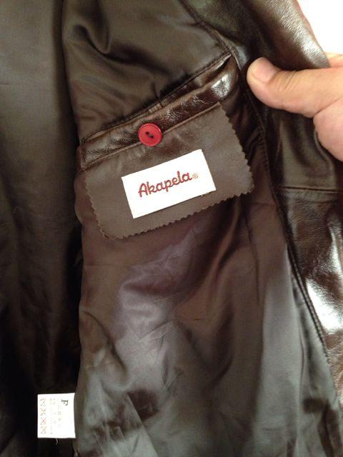 Akapelaレザージャケット < 男性ファッション  Akapelaレザージャケット < 男性ファッションの