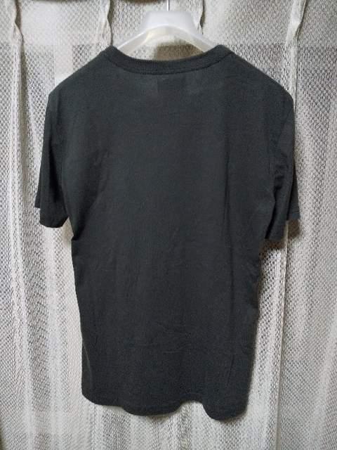ジャンクフード プリント 半袖Tシャツ Sサイズ ユーズド加工 黒 グレー USA製 RRL < ブランド  ジャンクフード プリント 半袖Tシャツ Sサイズ ユーズド加工 黒 グレー USA製 RRL < ブランドの