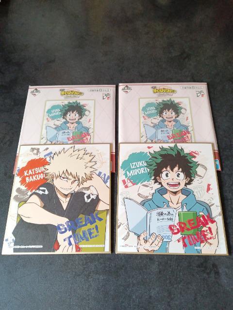 僕のヒーローアカデミア 緑谷 爆豪 ミニ色紙 < アニメ/コミック/キャラクター  僕のヒーローアカデミア 緑谷 爆豪 ミニ色紙  < アニメ/コミック/キャラクターの