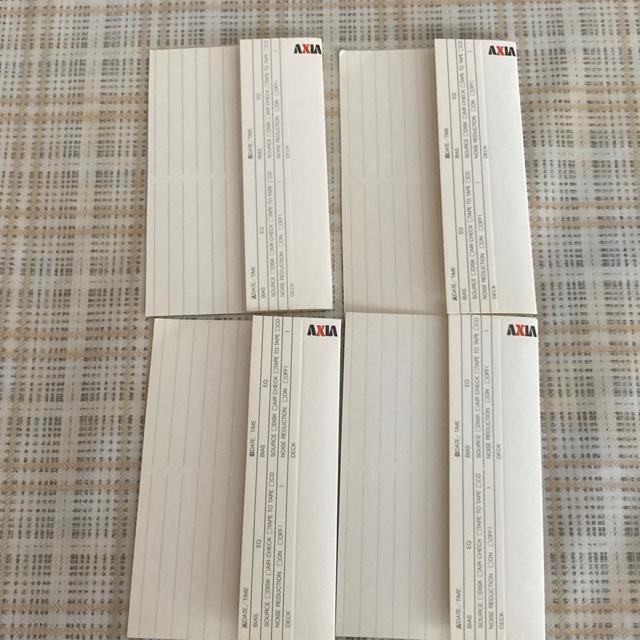 【値下げ】80年代当時物 斉藤由貴 / AXIA カセット・レーベル・インデックス 4枚セット B < タレントグッズ  【値下げ】80年代当時物 斉藤由貴 / AXIA カセット・レーベル・インデックス 4枚セット B < タレントグッズの