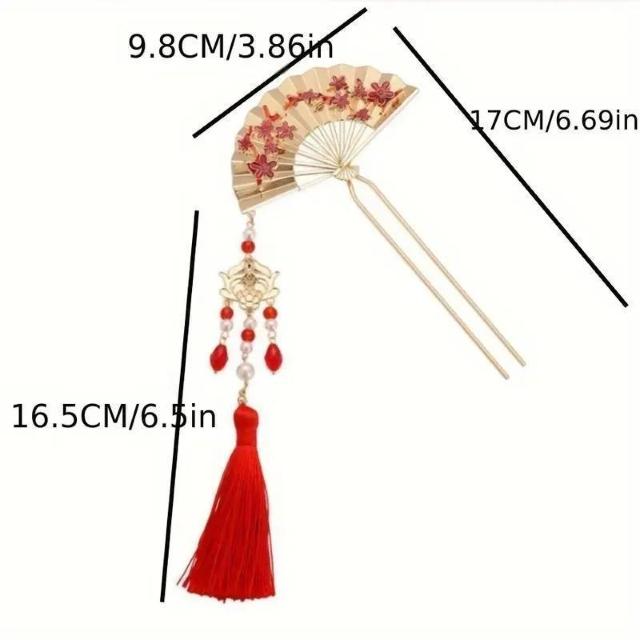 超お買い得790円★中国扇形ヘアアクセサリー  イミテーションパール 古風ヘアピン 漢服 旗袍 龍と鳳凰のガウン 繍荷頭飾り < 女性ファッション  超お買い得790円★中国扇形ヘアアクセサリー  イミテーションパール 古風ヘアピン 漢服 旗袍 龍と鳳凰のガウン 繍荷頭飾り < 女性ファッションの