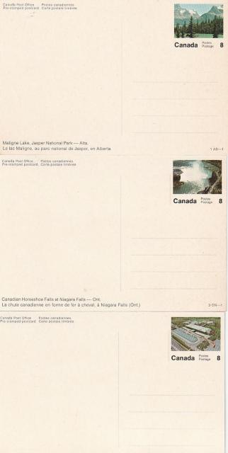 カナダ 郵便絵はがき8¢1970年代 3種【F-6】 < ホビー カナダ 郵便絵はがき8¢1970年代 3種【F-6】 < ホビーの