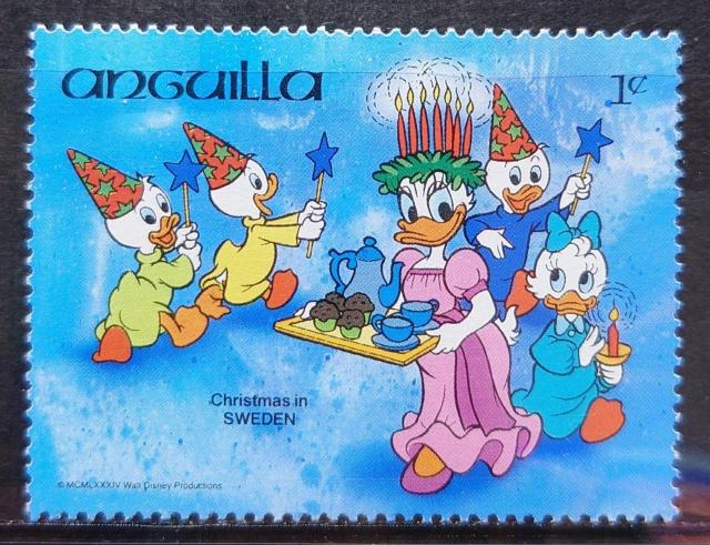海外切手 未使用切手 1984年 ディズニー クリスマス アンギラ ドナルドダック 【スウェーデンのクリスマス】 < ホビー 海外切手 未使用切手 1984年 ディズニー クリスマス アンギラ ドナルドダック 【スウェーデンのクリスマス】 < ホビーの