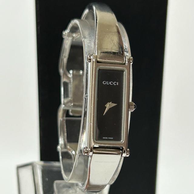 美品 GUCCI グッチ 腕時計 1500L 黒文字盤 QZ 動作確認済 < ブランド 美品 GUCCI グッチ 腕時計 1500L 黒文字盤 QZ 動作確認済 < ブランドの
