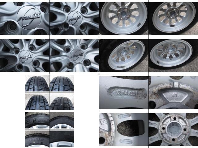 MUVU 社外 アルミホイール 13インチ 4穴PCD100 145/80R13 < 自動車/バイク MUVU 社外 アルミホイール 13インチ 4穴PCD100 145/80R13 < 自動車/バイク