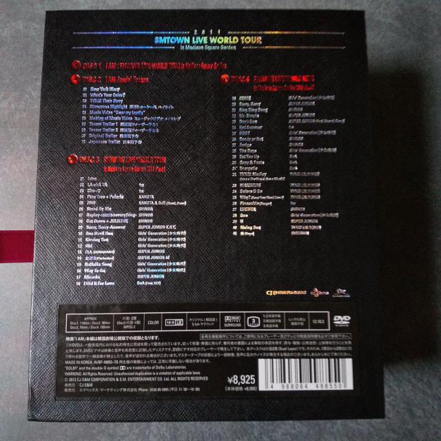 I AM★コンプリートDVD BOX(DVD4枚組)SMTOWN LIVE WORLD TOUR < CD/DVD/ビデオ  I AM★コンプリートDVD BOX(DVD4枚組)SMTOWN LIVE WORLD TOUR < CD/DVD/ビデオの
