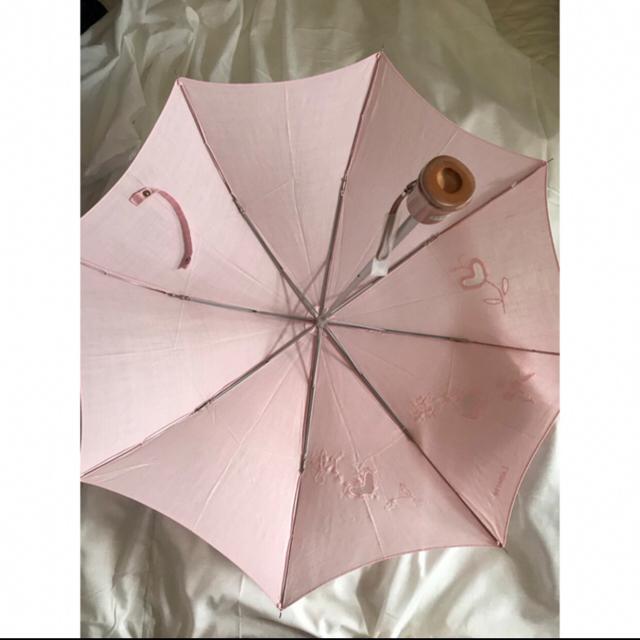 新品タグ付き 折り畳み 日傘 麻100% リネン  ガラスビーズ刺繍  持ち手竹 < 女性ファッション  新品タグ付き 折り畳み 日傘 麻100% リネン  ガラスビーズ刺繍  持ち手竹 < 女性ファッションの