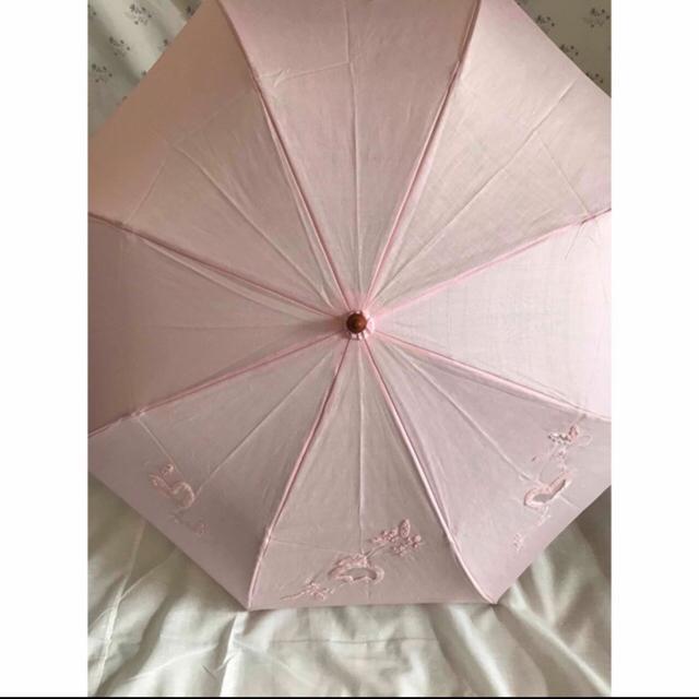 新品タグ付き 折り畳み 日傘 麻100% リネン  ガラスビーズ刺繍  持ち手竹 < 女性ファッション  新品タグ付き 折り畳み 日傘 麻100% リネン  ガラスビーズ刺繍  持ち手竹 < 女性ファッションの