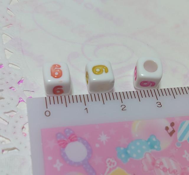 ★ハンドメイド素材★数字キューブビーズ【6】9個 < ペット/手芸/園芸 ★ハンドメイド素材★数字キューブビーズ【6】9個 < ペット/手芸/園芸の