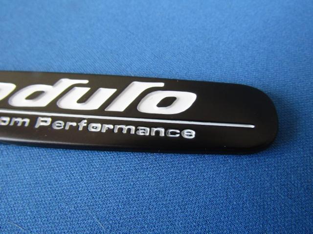 ●ModuroモデューロCustom Performance ABS製 BLACK&WHITE エンブレム < 自動車/バイク ●ModuroモデューロCustom Performance ABS製 BLACK&WHITE エンブレム < 自動車/バイク