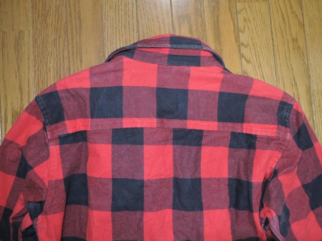 marka マーカ ブロック チェックシャツ 2 赤黒 スカル カフスボタン WIRED SHIRTS LONG SLEEVES < 男性ファッション  marka マーカ ブロック チェックシャツ 2 赤黒 スカル カフスボタン WIRED SHIRTS LONG SLEEVES < 男性ファッションの