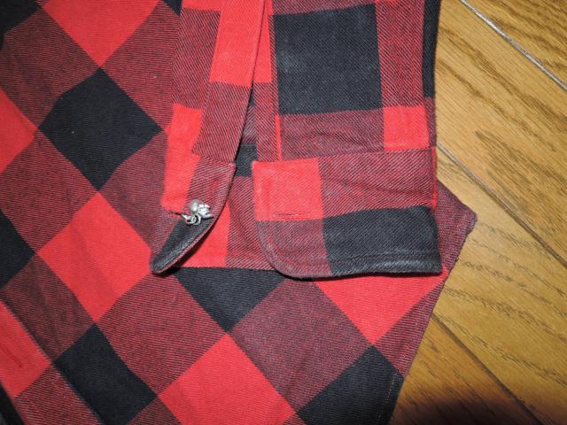 marka マーカ ブロック チェックシャツ 2 赤黒 スカル カフスボタン WIRED SHIRTS LONG SLEEVES < 男性ファッション  marka マーカ ブロック チェックシャツ 2 赤黒 スカル カフスボタン WIRED SHIRTS LONG SLEEVES < 男性ファッションの