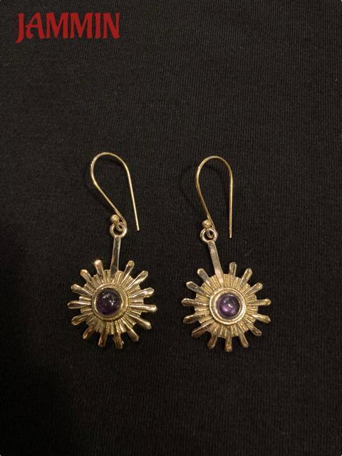 ストーンピアス 太陽 アメジスト 紫水晶 エスニック アジアン ヒッピー < 女性アクセサリー/時計 ストーンピアス 太陽 アメジスト 紫水晶 エスニック アジアン ヒッピー < 女性アクセサリー/時計の