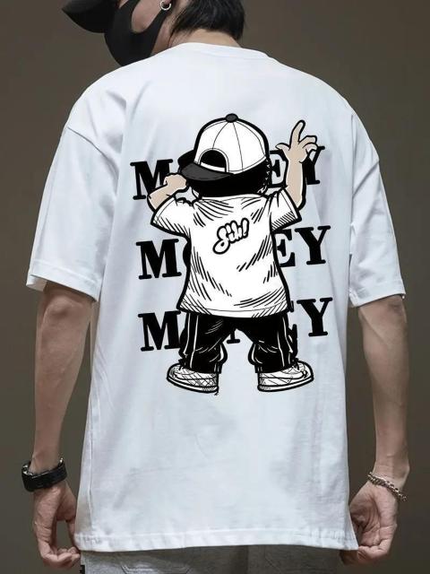 超お買い得1090円★メンズ 100% コットン クールボーイ グラフィックプリント Tシャツ USAサイズM(日本サイズXL) < 男性ファッション  超お買い得1090円★メンズ 100% コットン クールボーイ グラフィックプリント Tシャツ USAサイズM(日本サイズXL) < 男性ファッションの