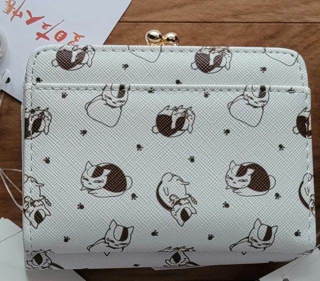 にゃんこ先生☆折り財布(ホワイト) < アニメ/コミック/キャラクター  にゃんこ先生☆折り財布(ホワイト) < アニメ/コミック/キャラクターの