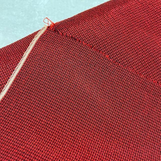 着物 反物 正絹 小紋 洗い張り 赤系 生地 着尺 一反分 一枚分 < ペット/手芸/園芸 着物 反物 正絹 小紋 洗い張り 赤系 生地 着尺 一反分 一枚分 < ペット/手芸/園芸の