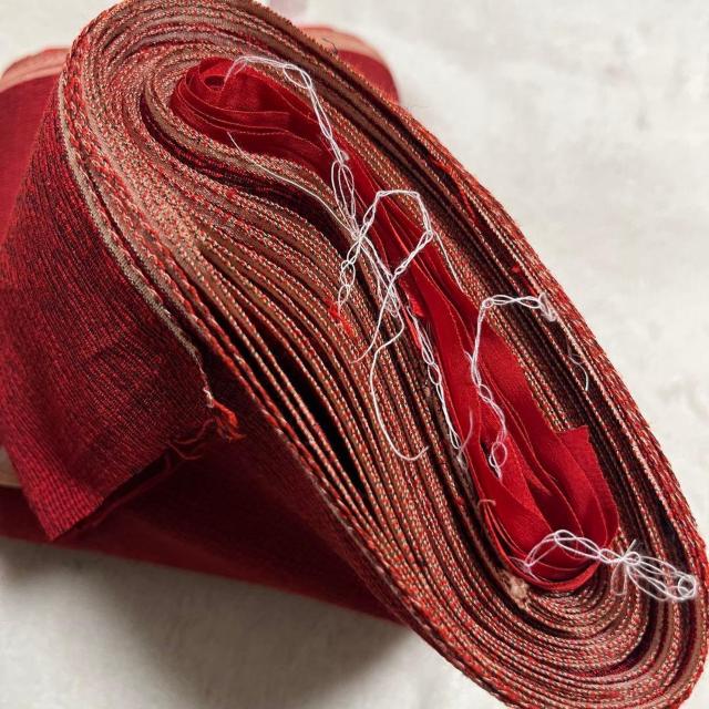 着物 反物 正絹 小紋 洗い張り 赤系 生地 着尺 一反分 一枚分 < ペット/手芸/園芸 着物 反物 正絹 小紋 洗い張り 赤系 生地 着尺 一反分 一枚分 < ペット/手芸/園芸の